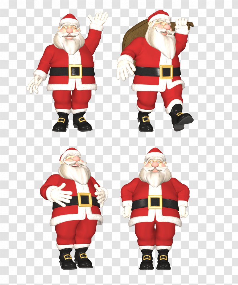 Santa Claus Ded Moroz Snegurochka Christmas Ornament - Decoration - Creative Transparent PNG