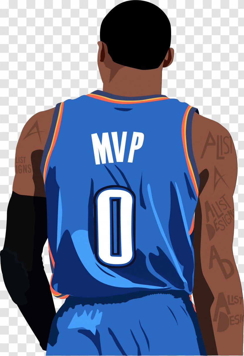 Oklahoma City Thunder NBA Most Valuable Player Award Clip Art Illustration - Shaquille Oneal - Nba Transparent PNG