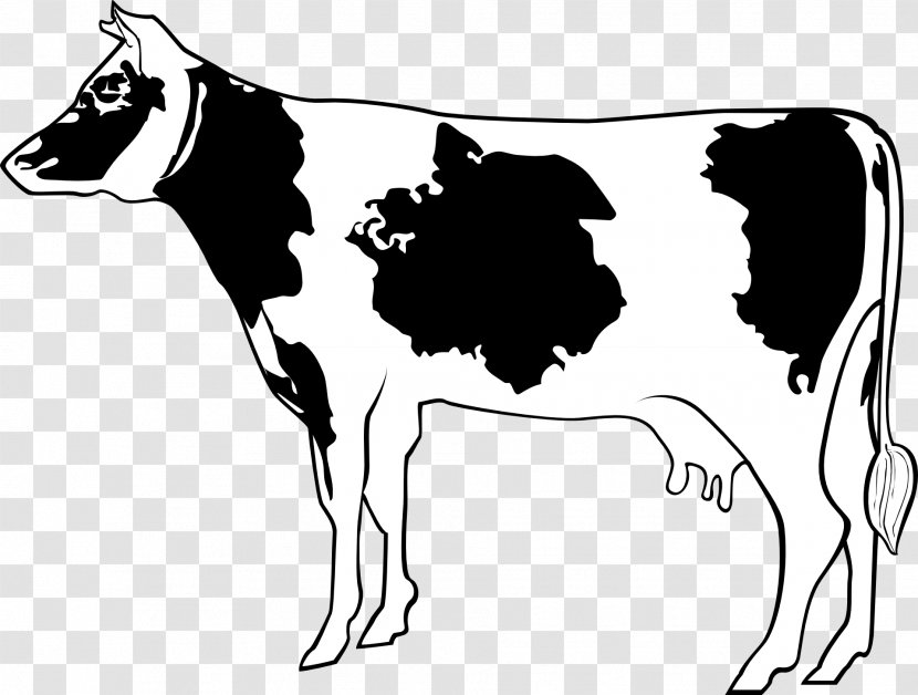 Holstein Friesian Cattle Farm Goat Dairy Clip Art - Cow Transparent PNG