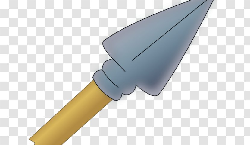 Spear Tool - Cartoon - Cold Weapon Blade Transparent PNG