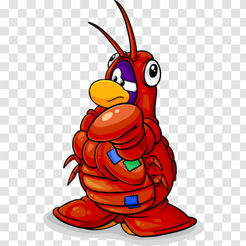 Club Penguin Island Costume Lobster - Food Transparent PNG