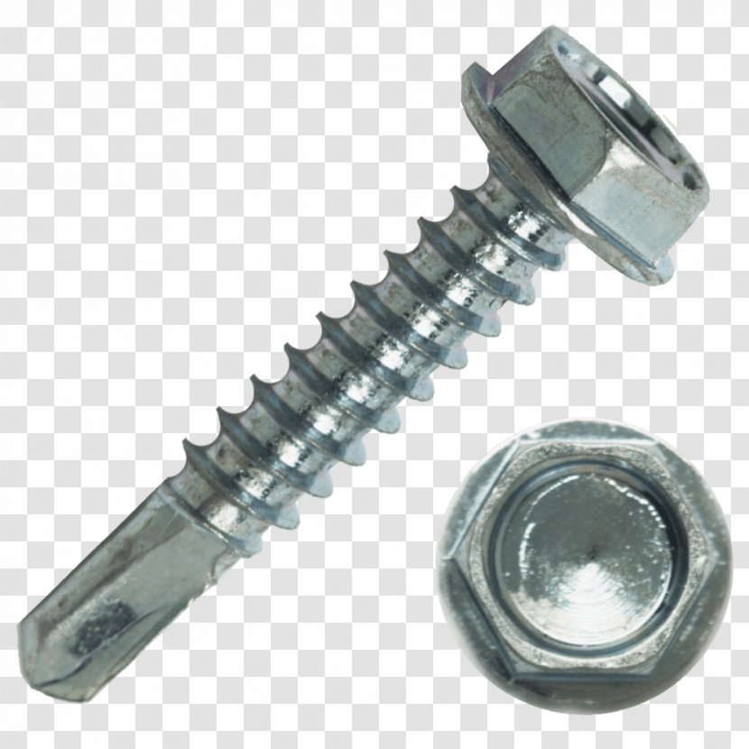 Self-tapping Screw Fastener Washer Drill - Image Transparent PNG