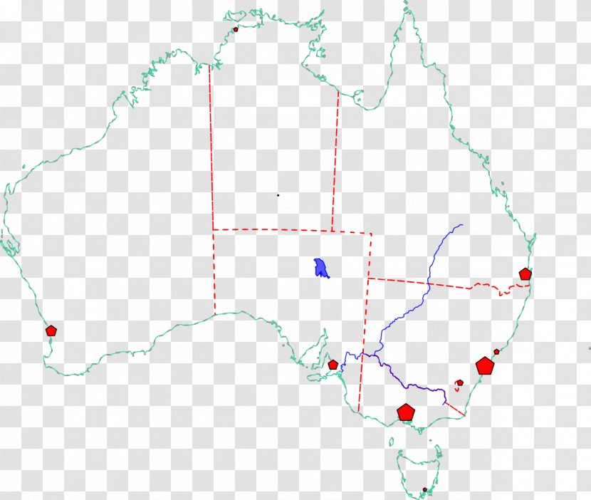 Blank Map Australia Wikimedia Commons English Language Transparent PNG