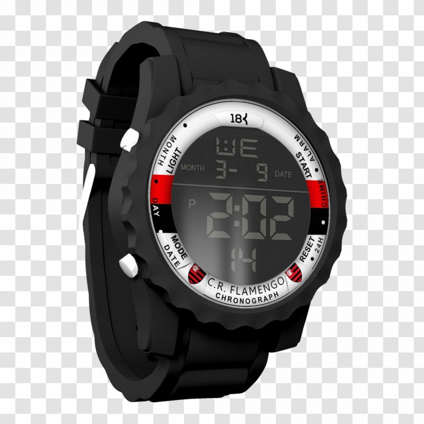 Clube De Regatas Do Flamengo Watch Strap Clock - Measuring Instrument Transparent PNG