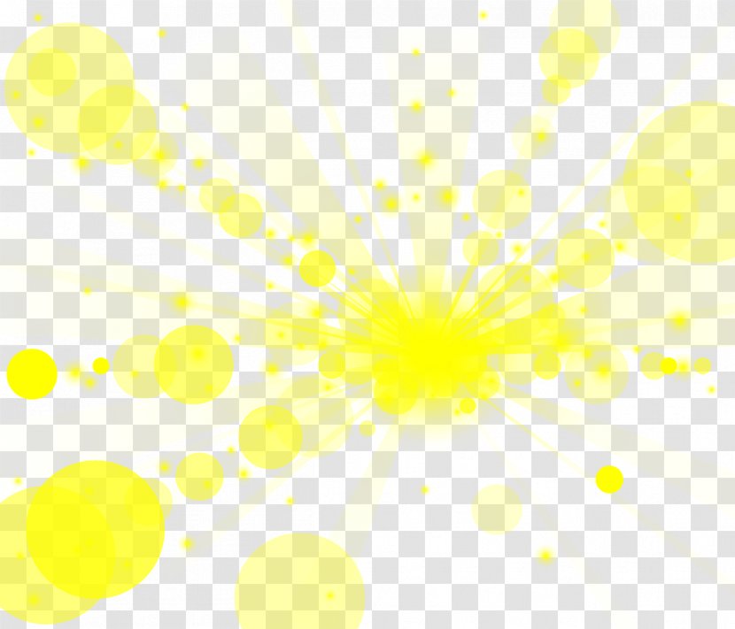 Yellow Area Pattern - Point - Halo Transparent PNG