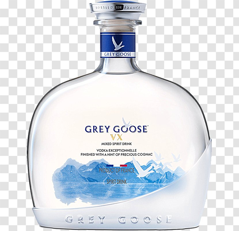 Grey Goose Vodka Cognac Distilled Beverage Liqueur - Water Transparent PNG