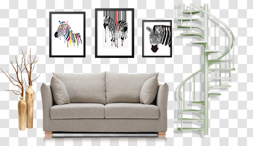 Gratis Graphic Design Designer - Sofa Bed - Home Furnishings Transparent PNG