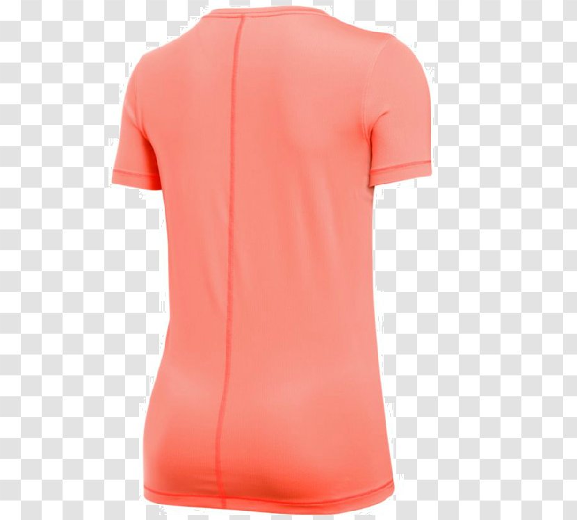 Tennis Polo Shoulder Shirt - Neck - Peach Transparent PNG