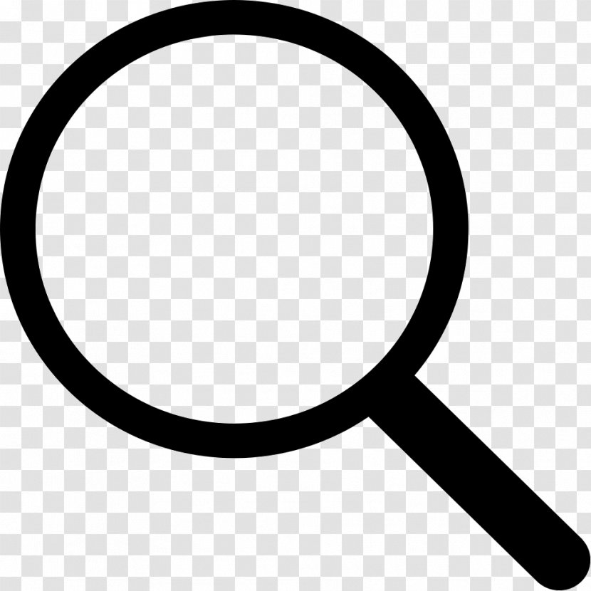 Search Online - Symbol - Black And White Transparent PNG