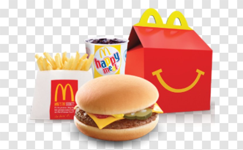McDonald's Cheeseburger Hamburger Fizzy Drinks French Fries - Veggie Burger - Menu Transparent PNG