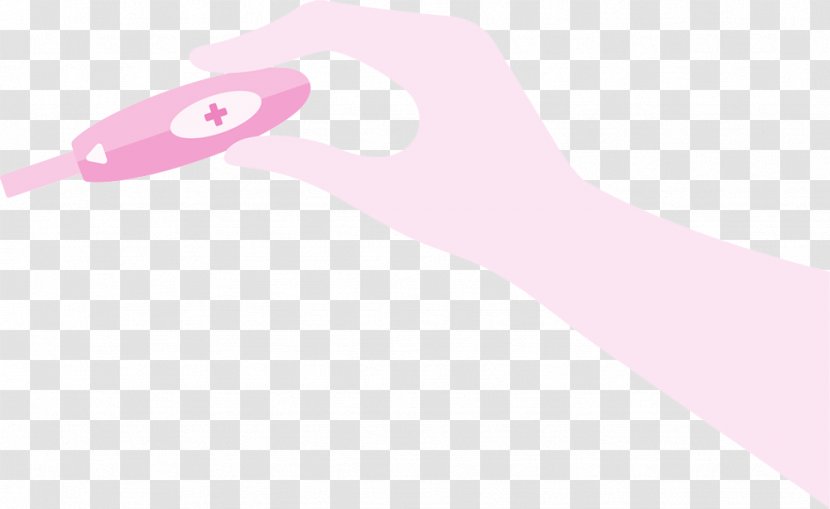 Pink M Finger - Hand - Design Transparent PNG
