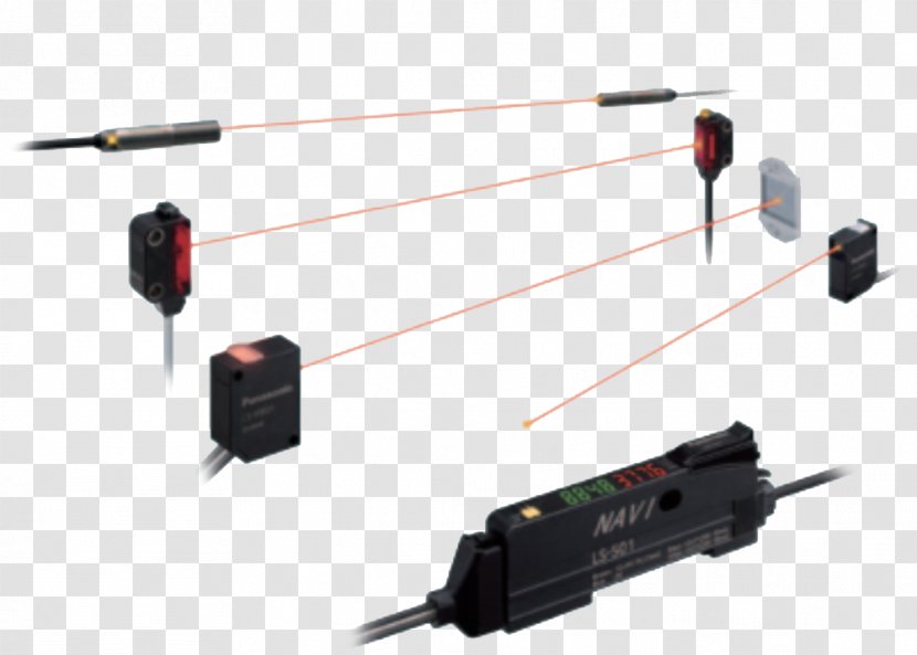 Electrical Cable Photoelectric Sensor Panasonic Switches Transparent PNG