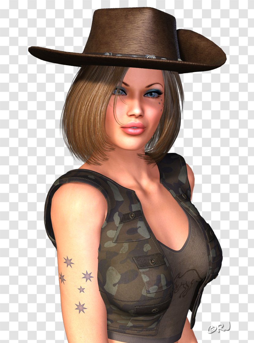 Cowboy Hat Fedora Brown Hair - Walk Like An Egyptian Transparent PNG