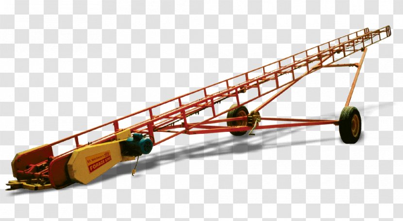 Hay Elevator Agriculture Screw Conveyor - Tractor - Truss Transparent PNG