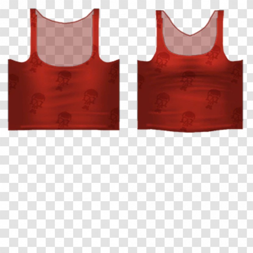 T-shirt Outerwear Sleeveless Shirt - Red Clothes Transparent PNG