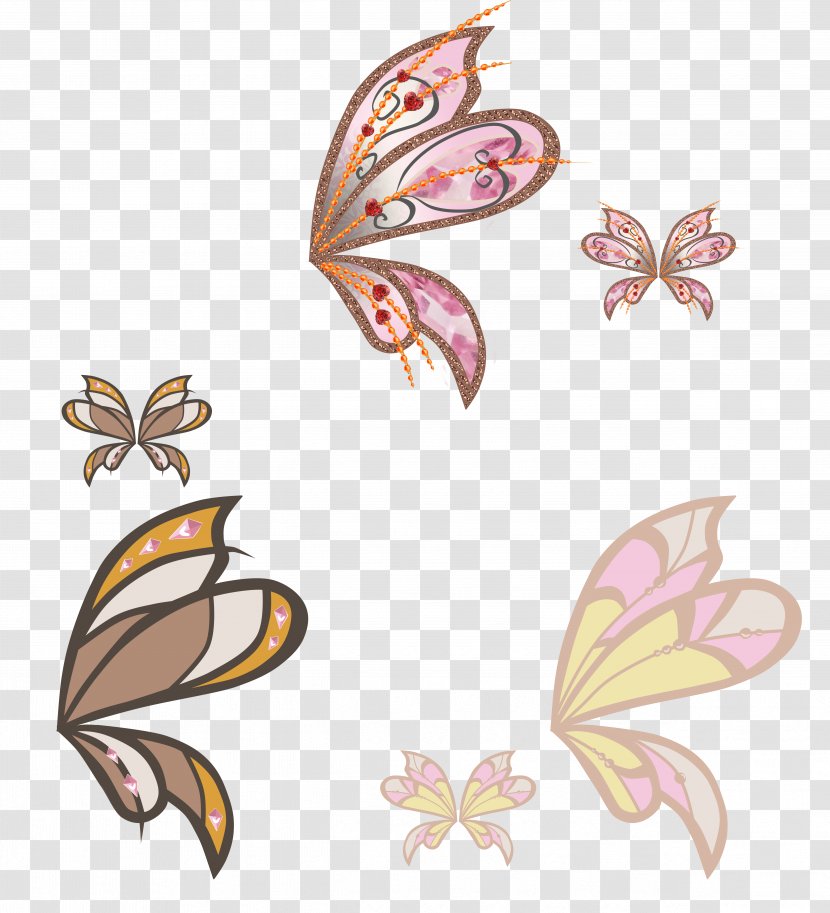 Believix Winx Monarch Butterfly Visual Arts - Invertebrate Transparent PNG