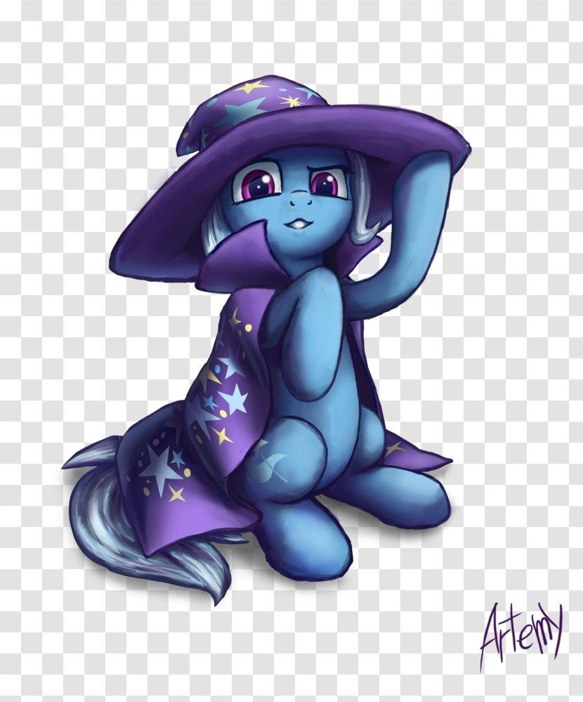 My Little Pony Trixie Princess Luna Equestria Daily - Purple - Powerful Transparent PNG