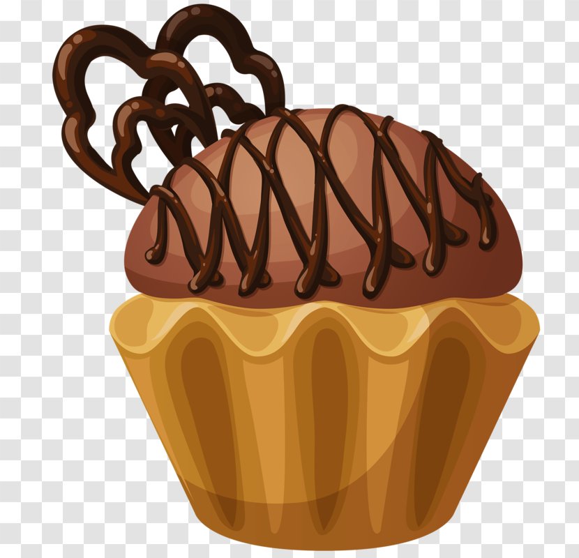 Muffin Cheesecake Clip Art - Chocolate Cake Transparent PNG