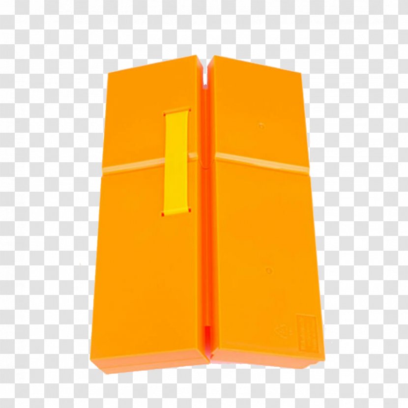 Pencil Case Plastic Box Stationery - Orange - Cases Transparent PNG