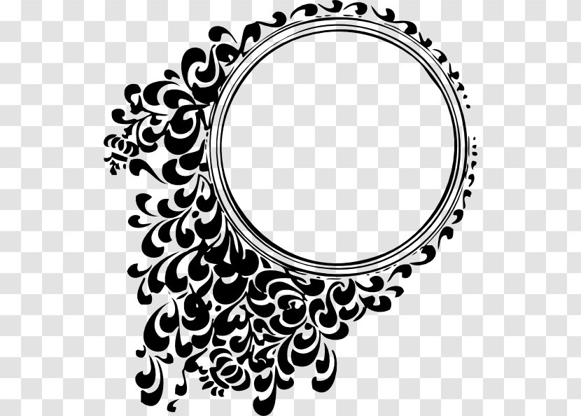 Circle Clip Art - Black - Border Line Transparent PNG