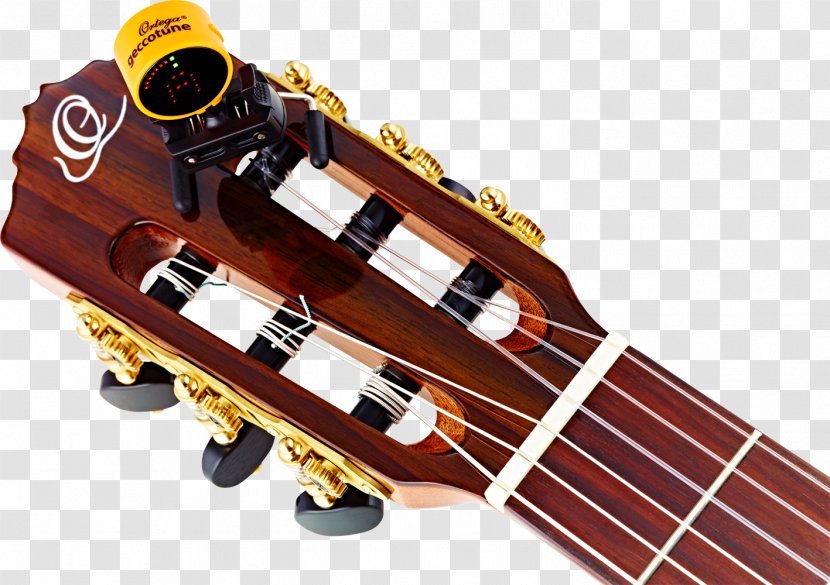 Bass Guitar Acoustic Ukulele Electronic Tuner - Flower Transparent PNG