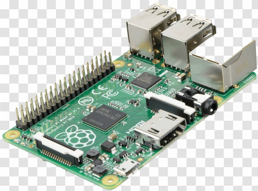 Computer Keyboard Raspberry Pi 3 HDMI General-purpose Input/output - Printed Circuit Board Transparent PNG