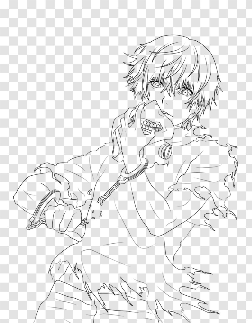 Tokyo Ghoul Drawing Line Art Coloring Book - Frame - Akiba Transparent PNG