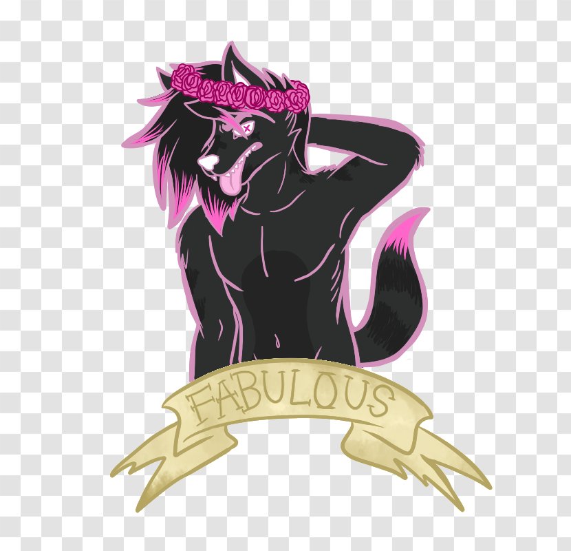 Cat Logo Mammal Legendary Creature - Purple Transparent PNG