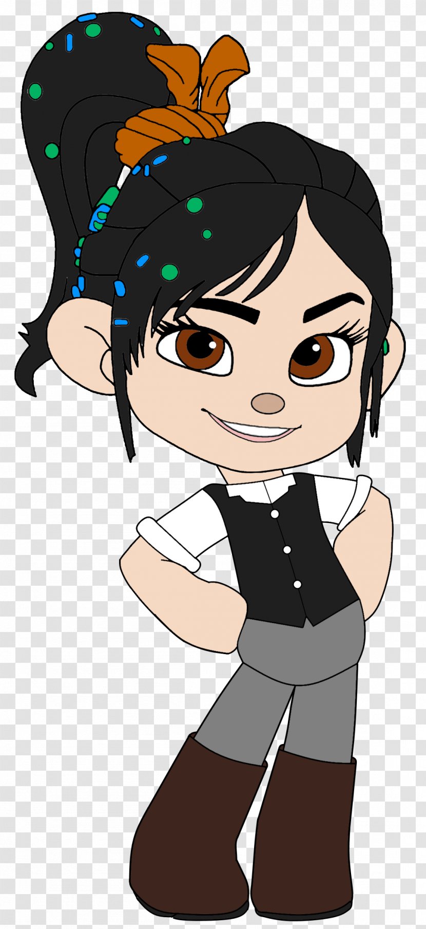 Vanellope Von Schweetz Rapunzel Fa Mulan Disney Princess - Heart - Wreck It Ralph Transparent PNG