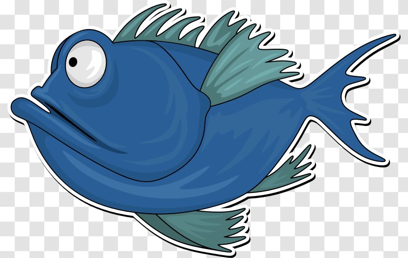 Paper Cartoon - Organism - Fish Transparent PNG