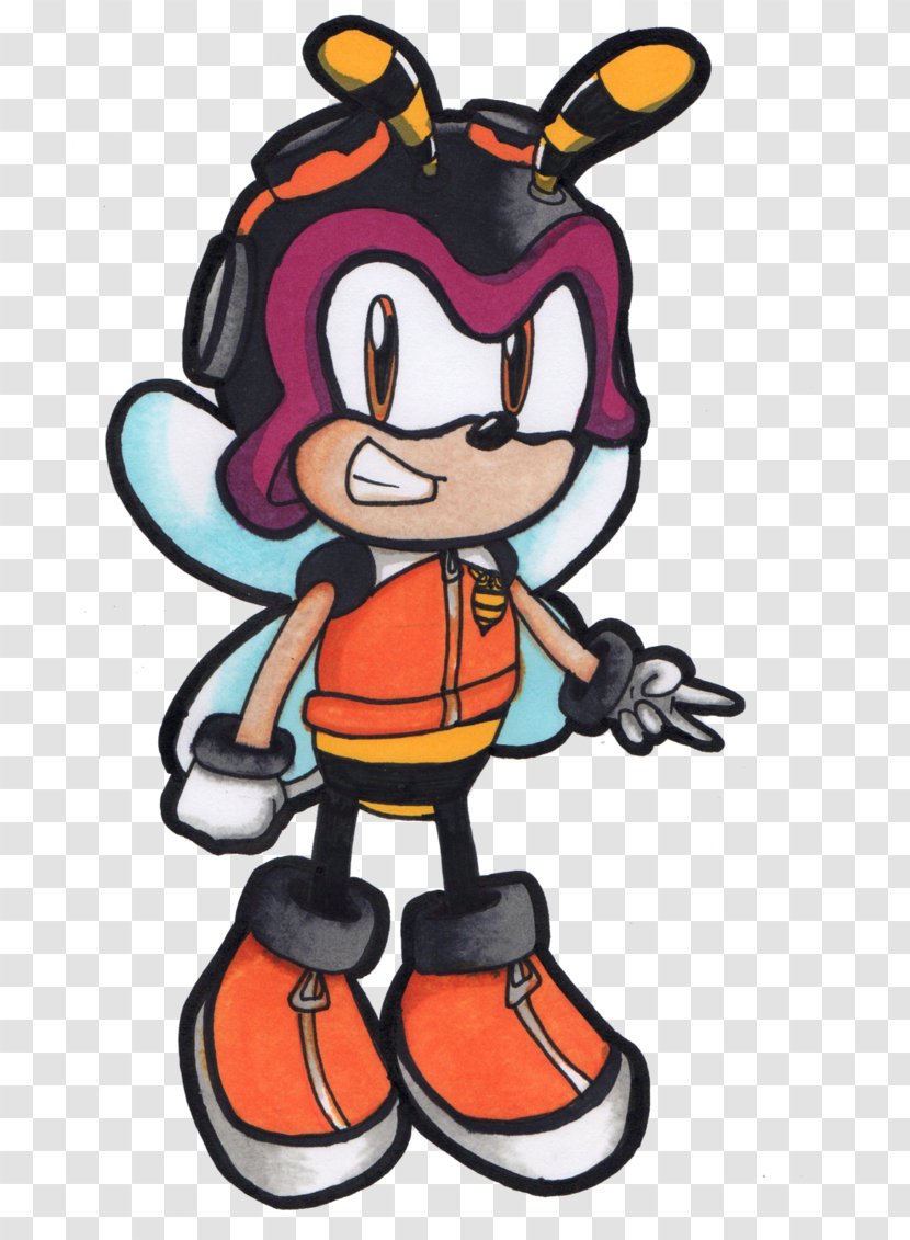 Charmy Bee Sonic The Hedgehog Espio Chameleon Metal Vector Crocodile - Fictional Character Transparent PNG