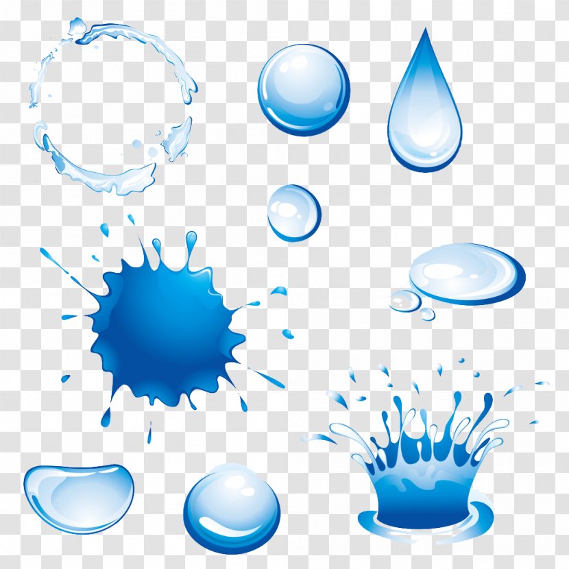 Drop Water Splash Clip Art - Aerosol Spray - Brush Droplets Transparent PNG
