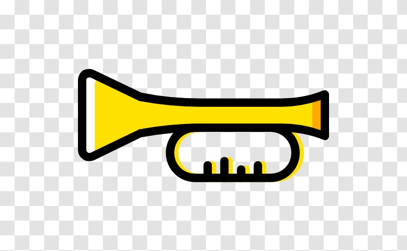 Brand - Yellow - Trumpet And Saxophone Transparent PNG
