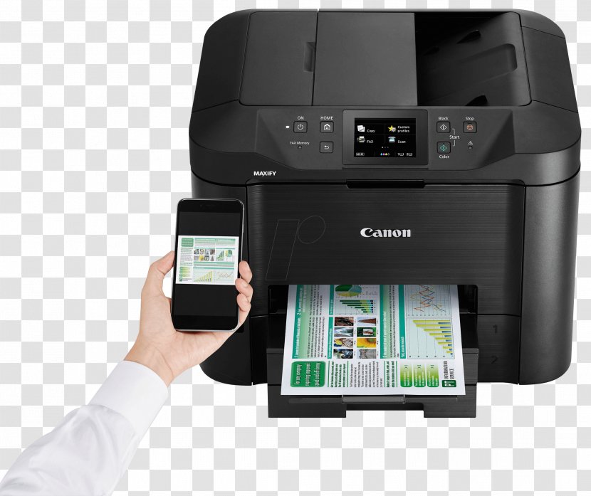 Inkjet Printing Multi-function Printer Canon MAXIFY MB5420 Transparent PNG