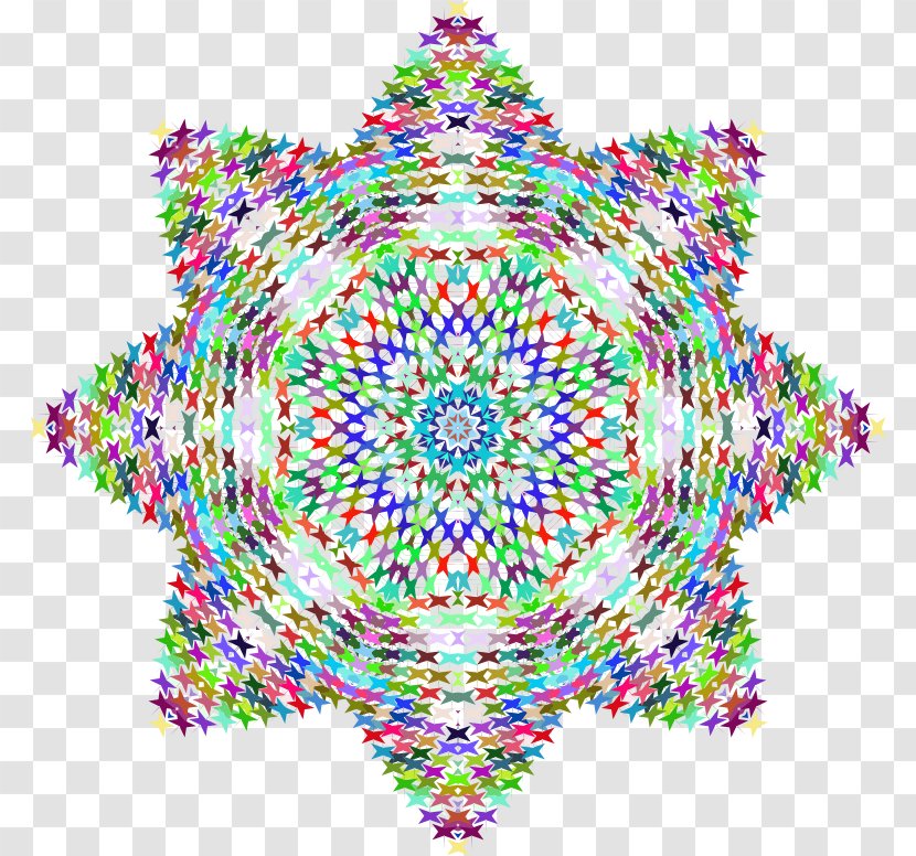 Drawing Mandala - Islamic Geometric Patterns - Kaleidoscope Transparent PNG