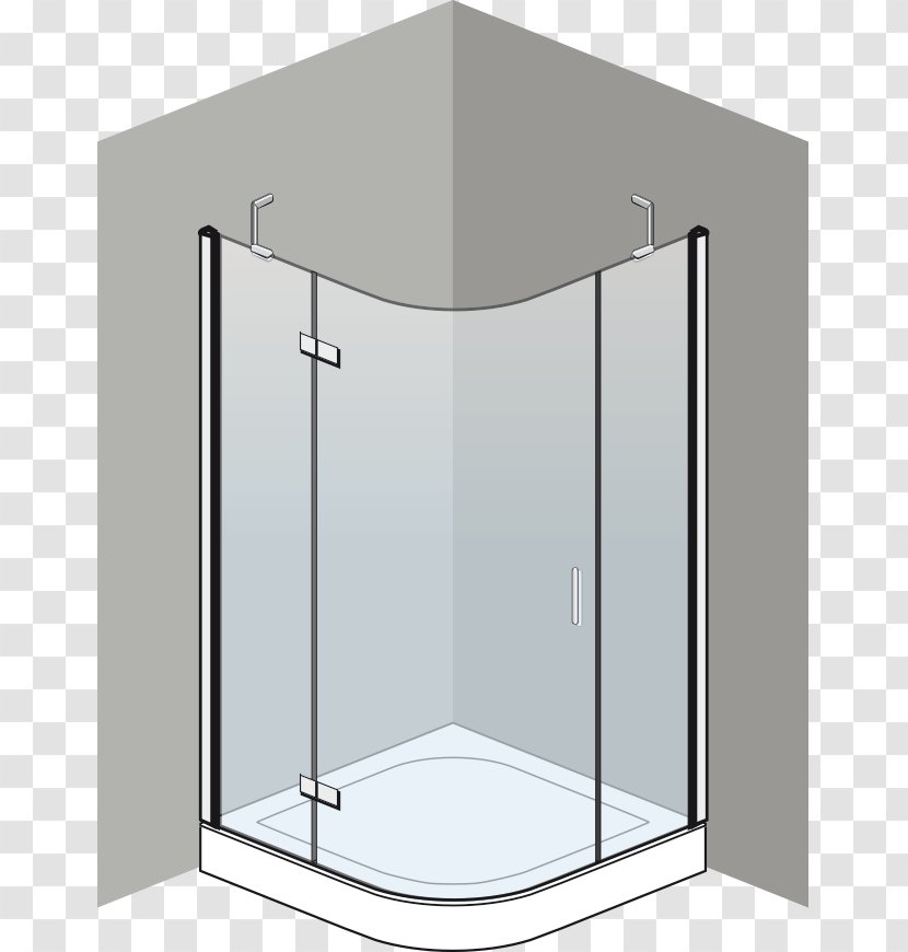 Sliding Door Shower Rectangle Transparent PNG