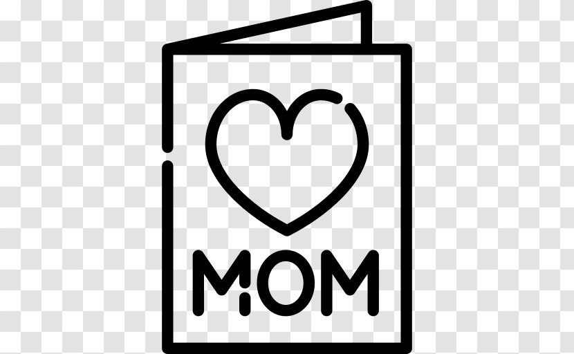 Mothers Day - Rectangle - Blackandwhite Transparent PNG