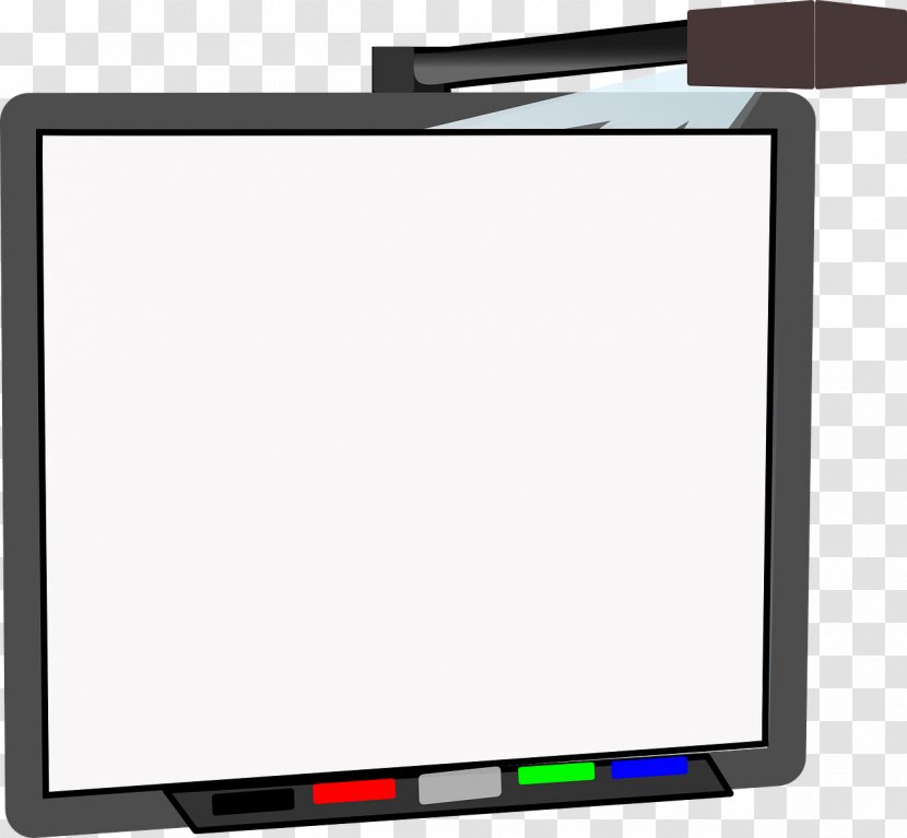Smart Board Technologies Clip Art - Computer Monitor Accessory - White Cliparts Transparent PNG