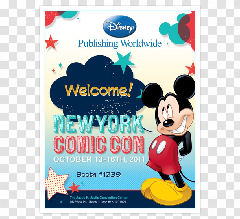 Disney Publishing Worldwide The Walt Company New York Comic Con Comics - San Diego Comiccon - Poster Typesetting Transparent PNG