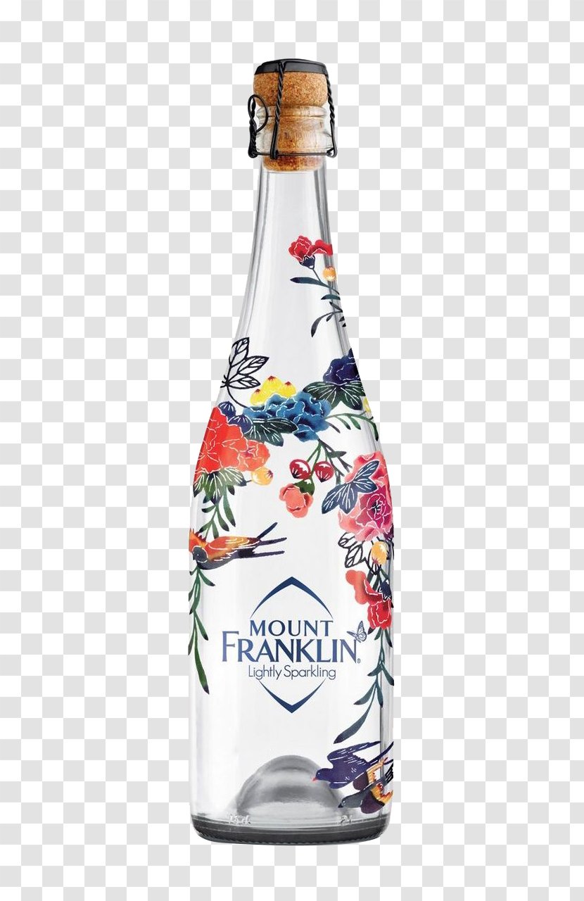 Champagne Sparkling Wine Mount Franklin Water Packaging And Labeling Bottle - Creativity Transparent PNG