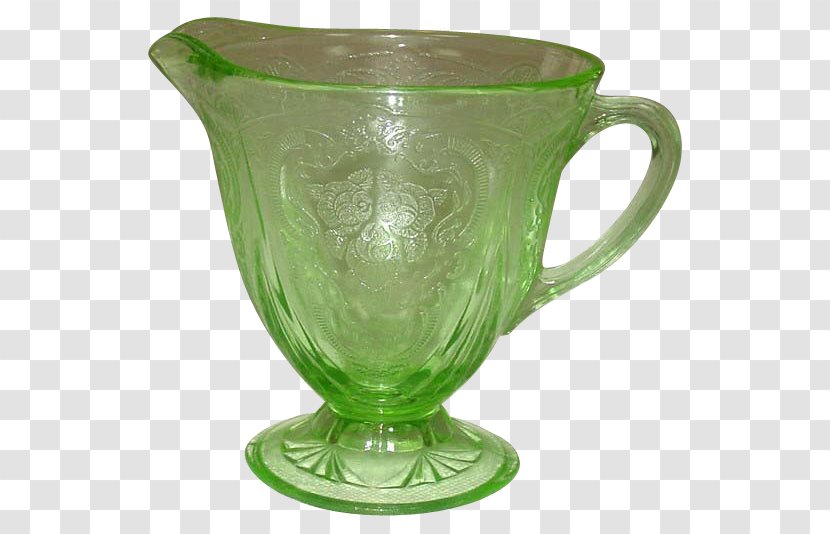 Jug Depression Glass Milk Tableware Transparent PNG