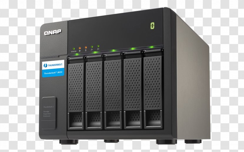 Network Storage Systems Qnap Expansion Unit Bay Data QNAP TX-500P 5 For Thunderbolt NAS TS-531P - Server - X Factor Australia Transparent PNG