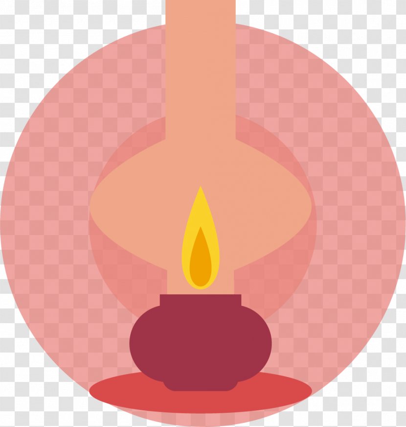 Eid Al-Fitr Al-Adha Clip Art - Flame - Pink Candle Transparent PNG