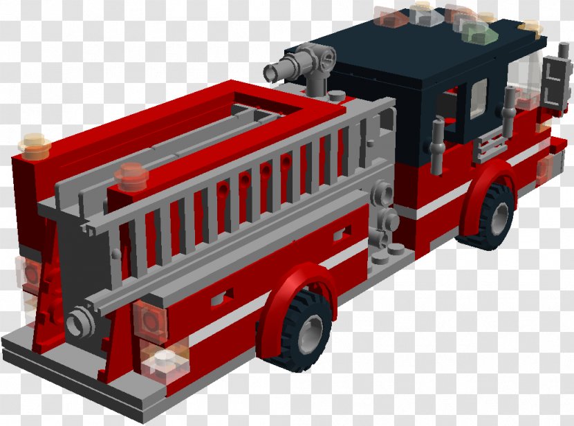 Fire Engine Truck Chicago Department LEGO - Vehicle Transparent PNG