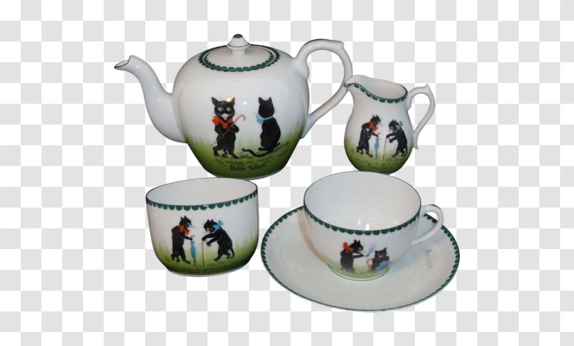 Mug Teapot Kettle Teacup Saucer - Ceramic Transparent PNG