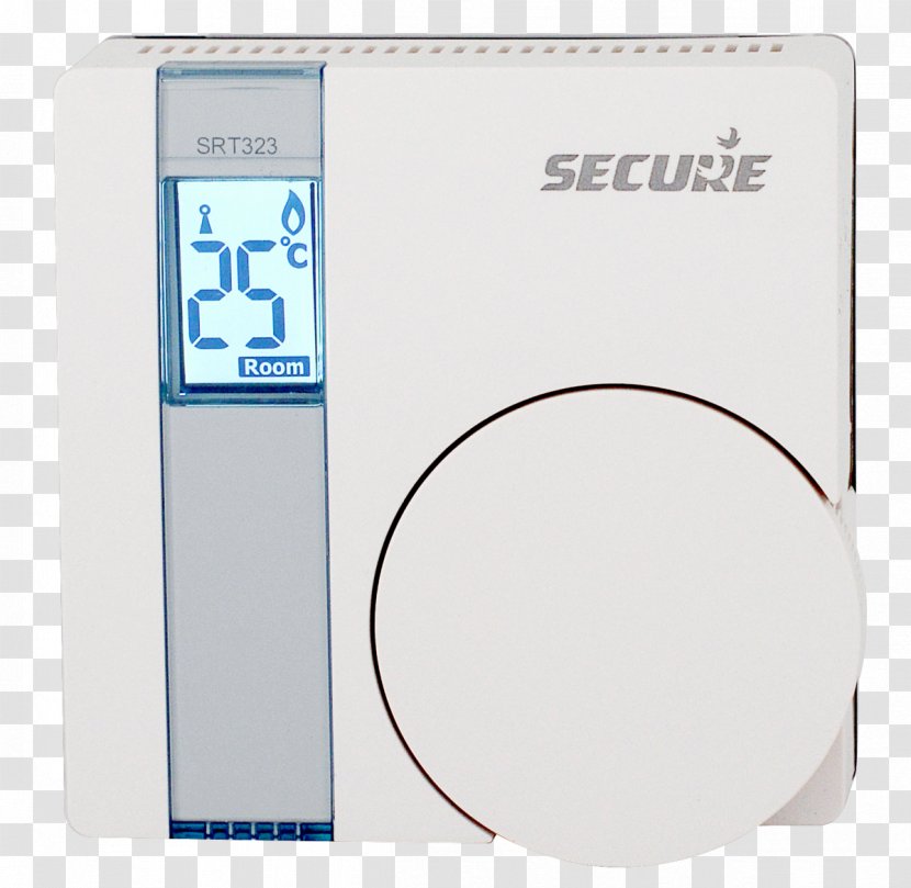 Secure SRT322 Z-Wave Thermostat Receiver Set Home Automation Kits Wireless - Room - Measuring Instrument Transparent PNG