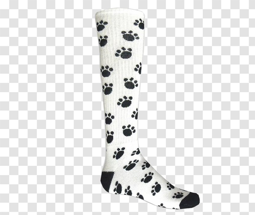 Paw Dog Printing Lion Sock - Nylon - Lions Cheer Uniforms Transparent PNG