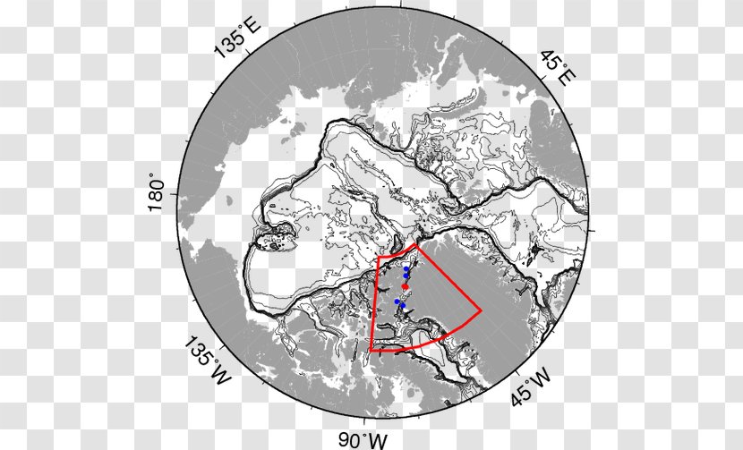 Nares Strait Labrador Sea Cumberland Sound Fram East Greenland Current - Silhouette Transparent PNG