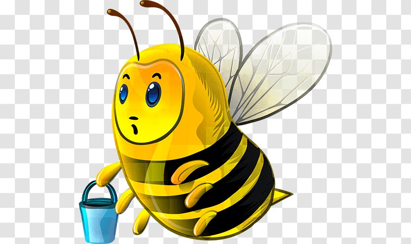 Bee Insect Download - Smiley Transparent PNG