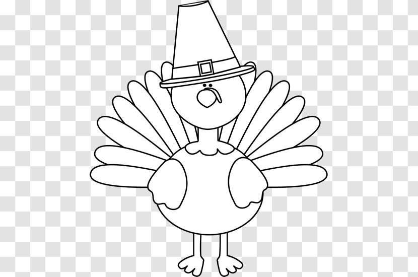 Coloring Book Colouring Pages Thanksgiving Day Turkey Meat - Cartoon - Corn Clipart Black And White Transparent PNG